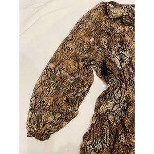 River Island Snake Print Dress
